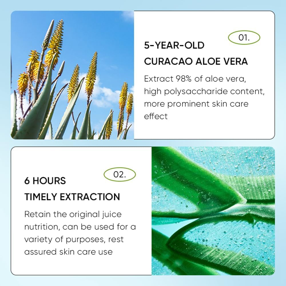 Lip Balm Set, 3 PCS Aloe Vera Lip Balm Day and Night Lip Moisturiser, Lip Care Chapstick, Long-Lasting Moisture to Soothe Dry Chapped Lips, Nourishing & Hydrating Lip Mask for Women Men (Aloe Vera)