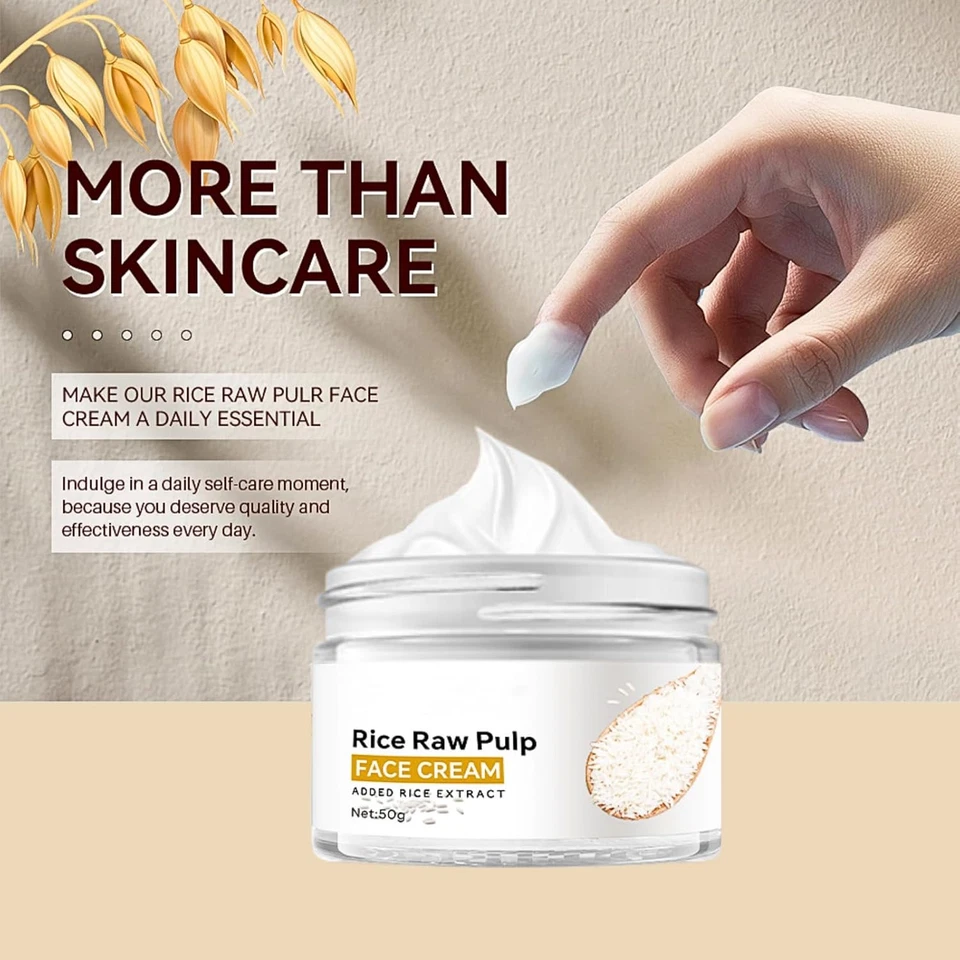 Natural Rice Face Moisturiser Cream