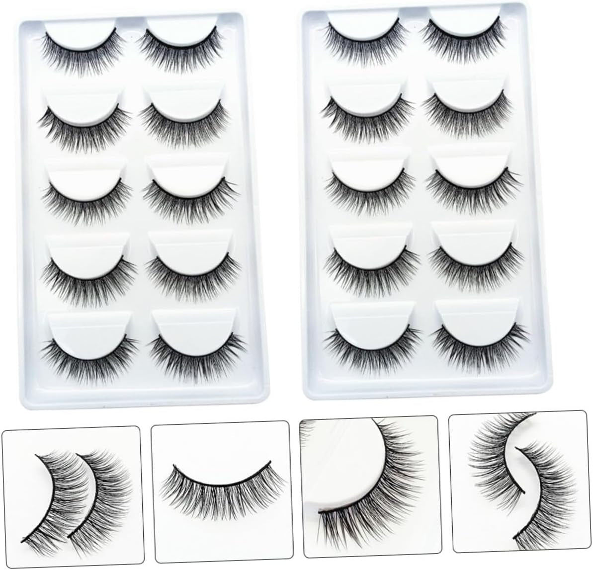 10 Pairs False Eyelashes False Eyelash Accessory Beauty for Girls