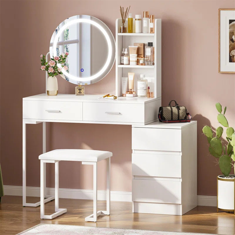 Remiyah Dressing Table with Mirror