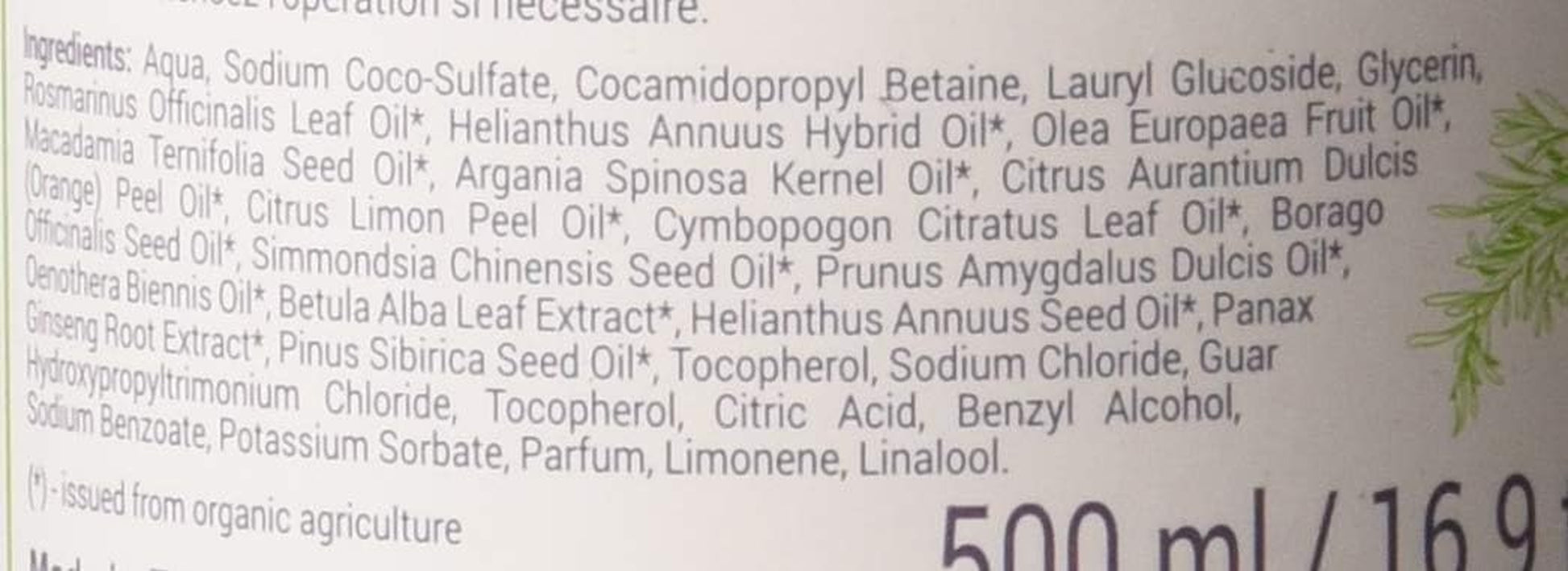 Strengthening Shampoo, 500 Ml