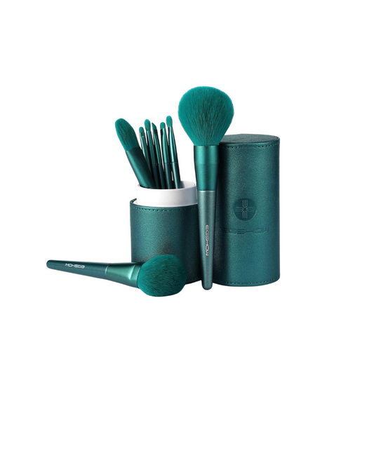 Makeup Brushes Sets with Cylinder Box,  8 Pcs Professional Makeup Brush Set Synthetic Cosmetics Foundation Powder Concealers Blending Eye Face Kabuki Makeup Brushes
