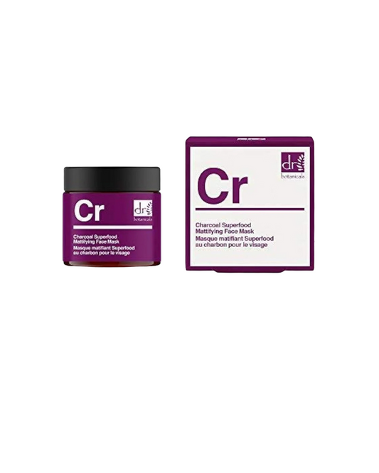 Charcoal Superfood Mattifying Face Mask 100% Vegan Skincare (50Ml)