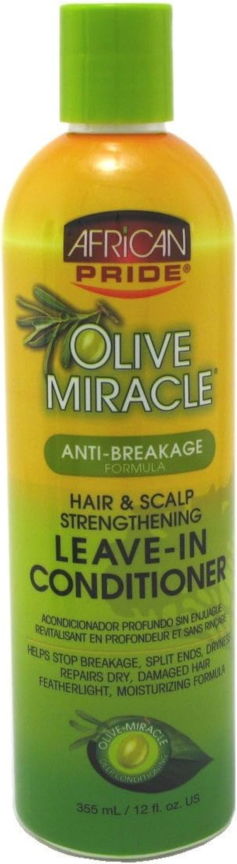 Olive Miracle Leave-In Conditioner 12Oz (3 Pack)