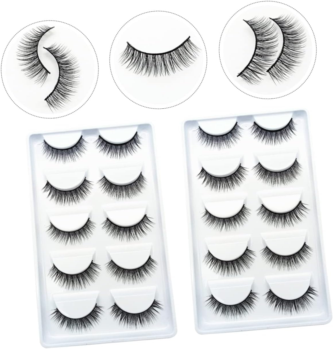 10 Pairs False Eyelashes False Eyelash Accessory Beauty for Girls