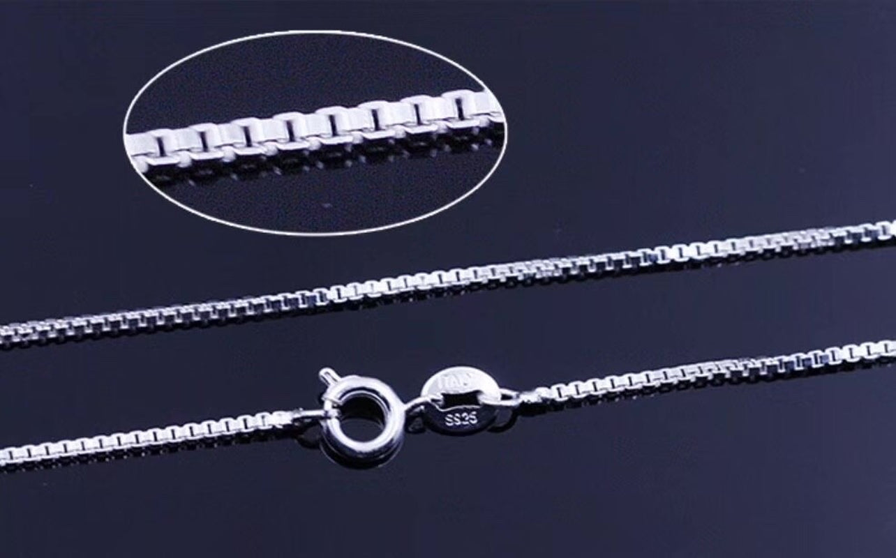 Crystal Snowflake Pendant Necklace 925 Sterling Silver Women Girls Jewellery UK