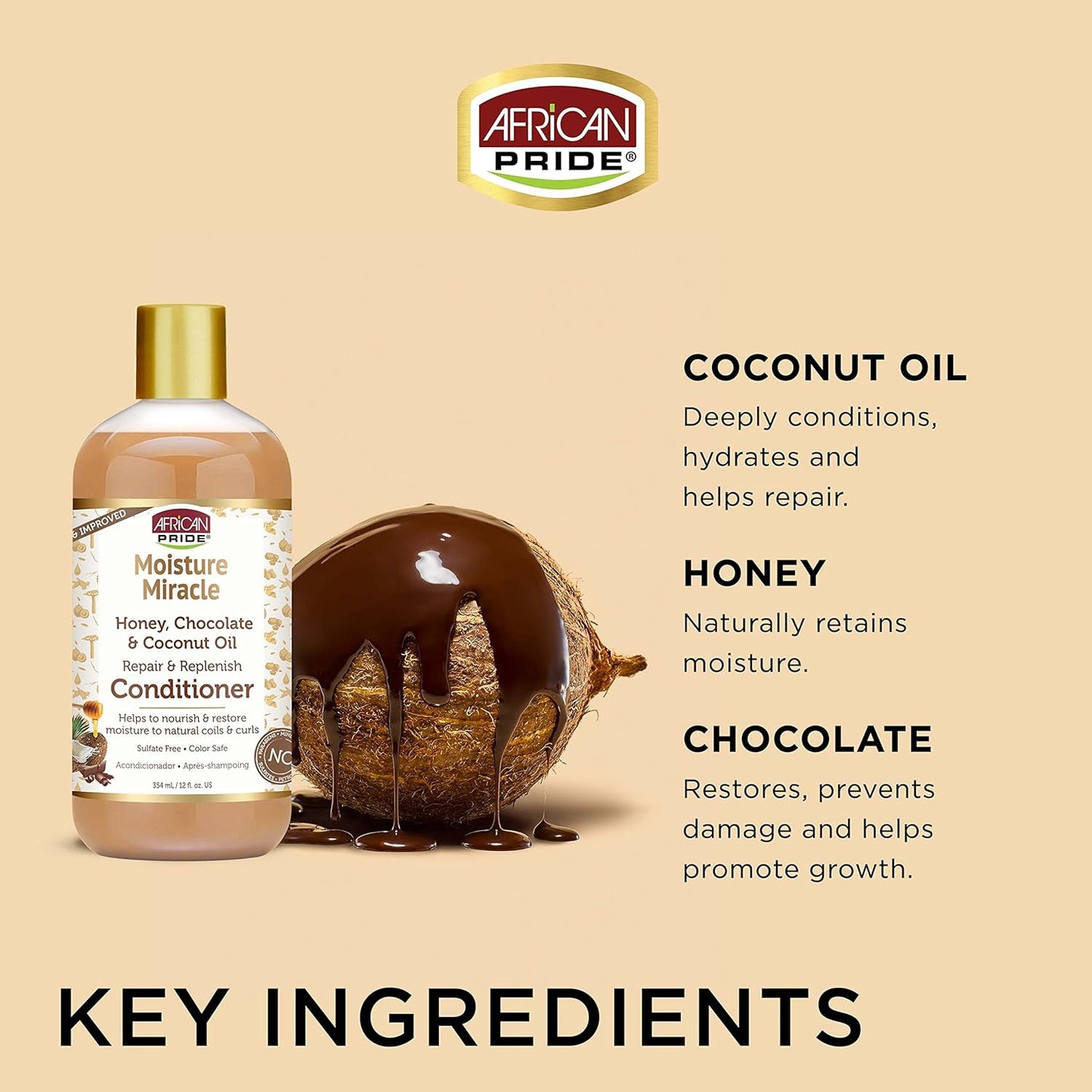 Moisture Miracle Honey & Coconut Oil Conditioner
