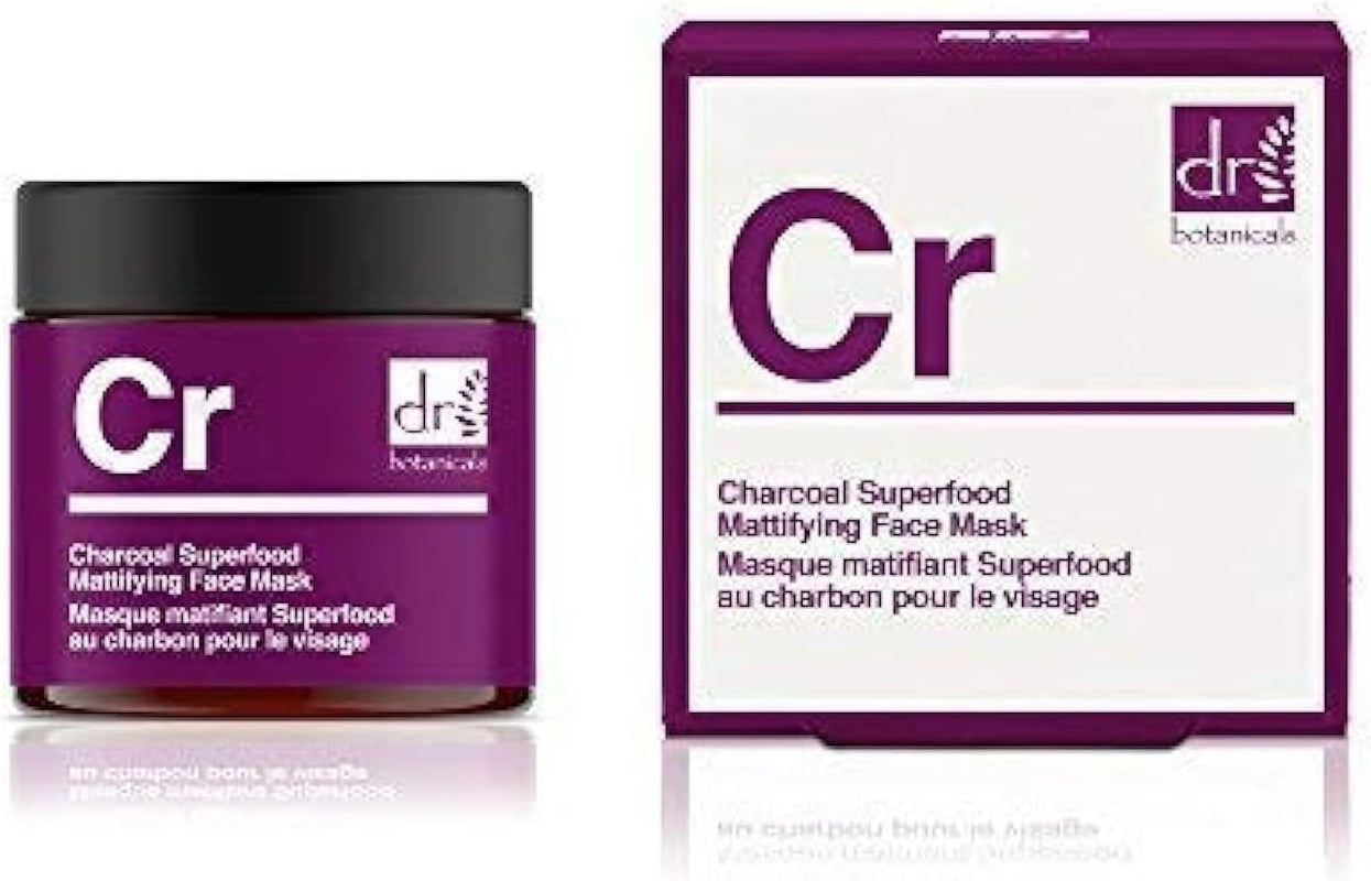 Charcoal Superfood Mattifying Face Mask 100% Vegan Skincare (50Ml)