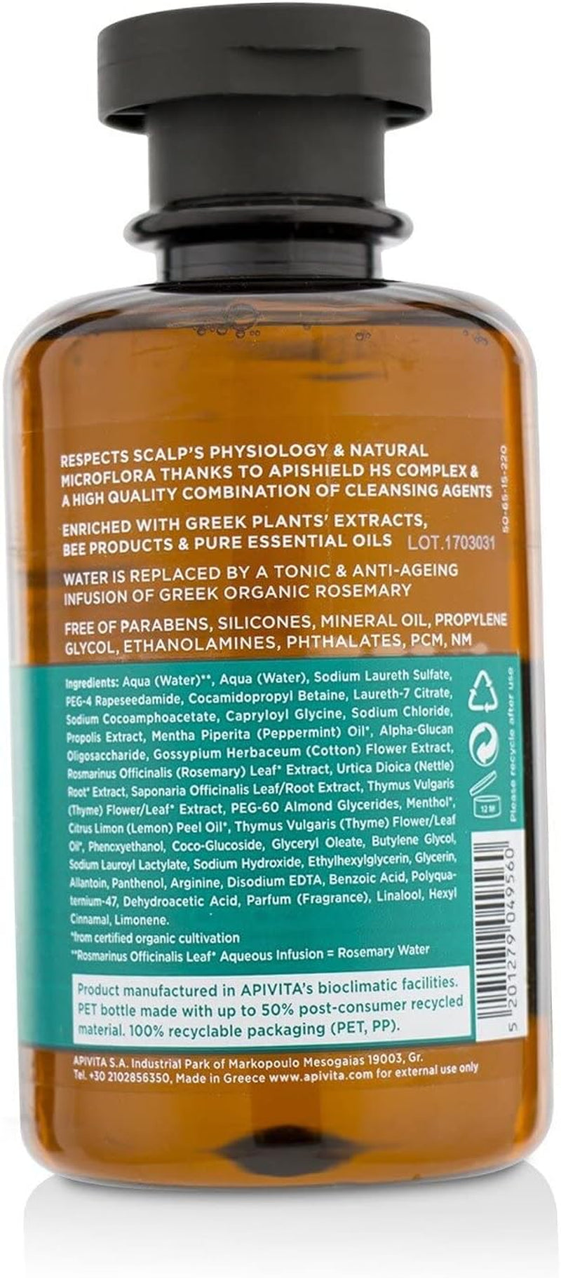 Oil Balance Shampoo with Peppermint & Propolis 250Ml