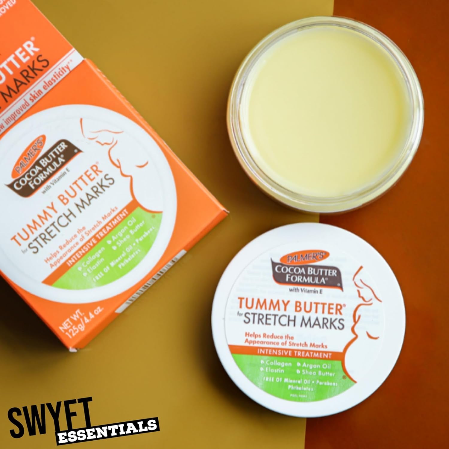Palmers Stretch Mark Cream Bundle - Includes Cocoa Butter Stretch Mark Cream 125Ml, Tummy Butter for Stretch Marks 125Ml & Palmers Firming Body Lotion 315Ml by Palmers Cocoa Butter