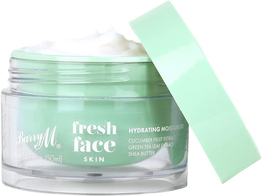 Fresh Face Skin Hydrating Moisturiser | with Cucumber Fruit, Green Tea Extracts and Shea Butter