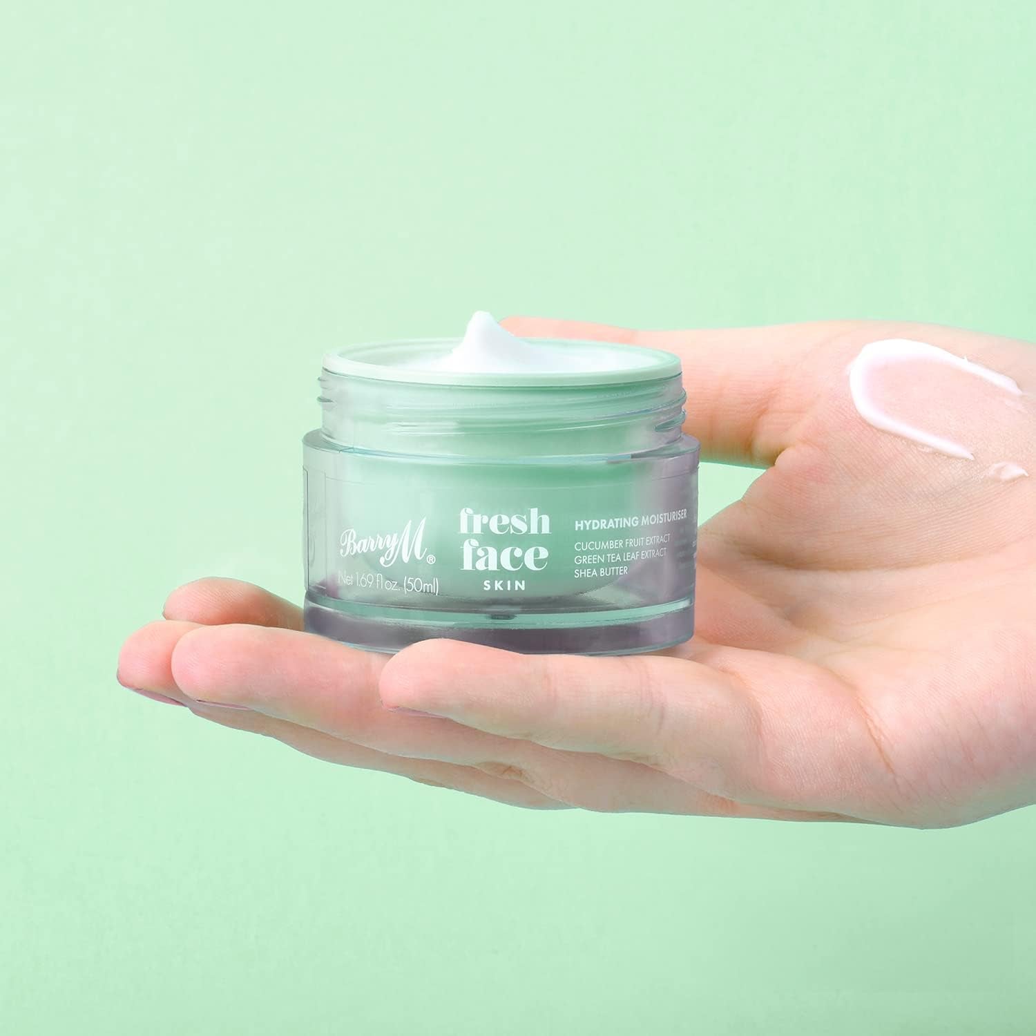 Fresh Face Skin Hydrating Moisturiser | with Cucumber Fruit, Green Tea Extracts and Shea Butter