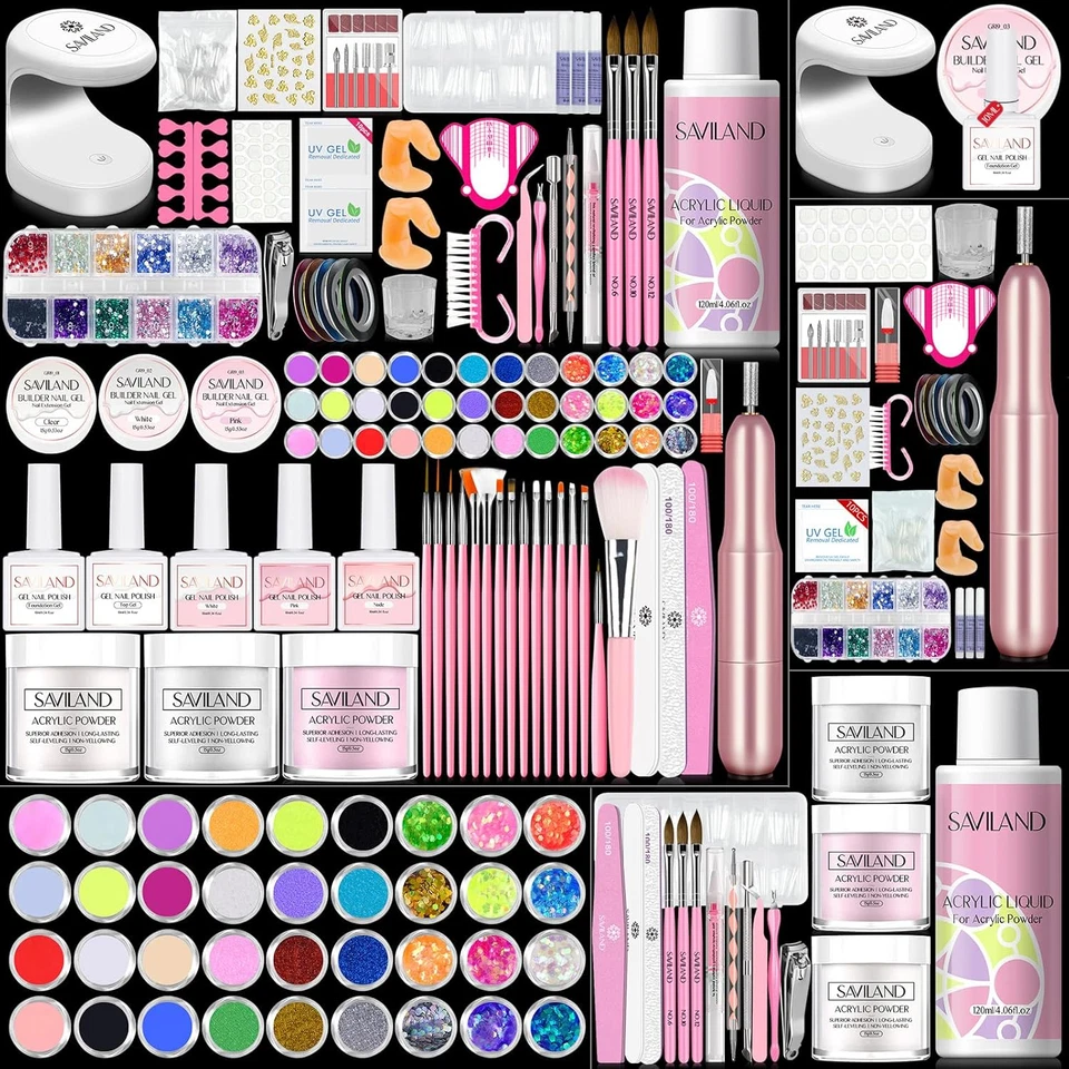 Gel Nail Kits with U V Lamp