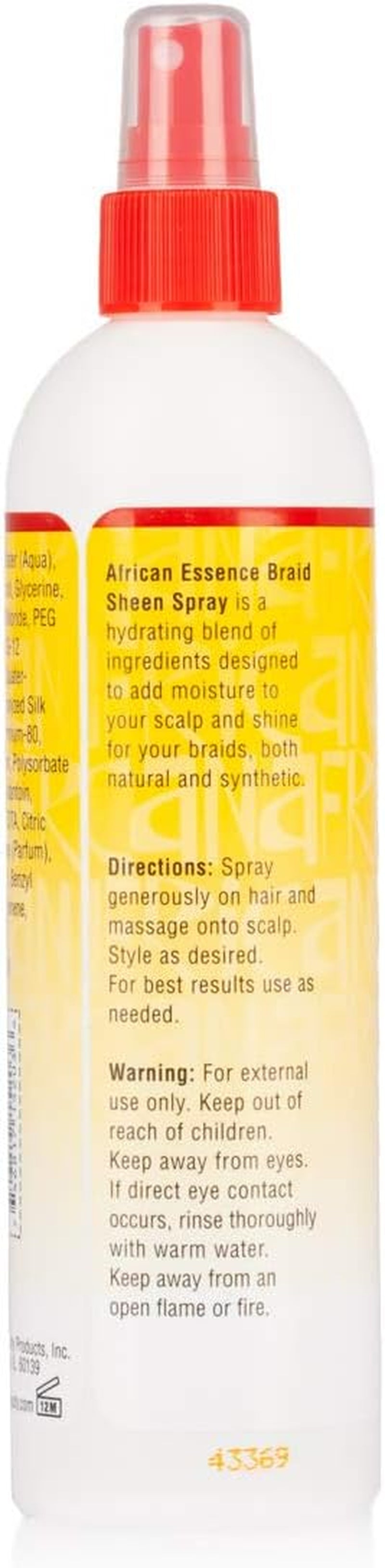 Universal Beauty African Essence Braid Sheen Spray 355 Ml