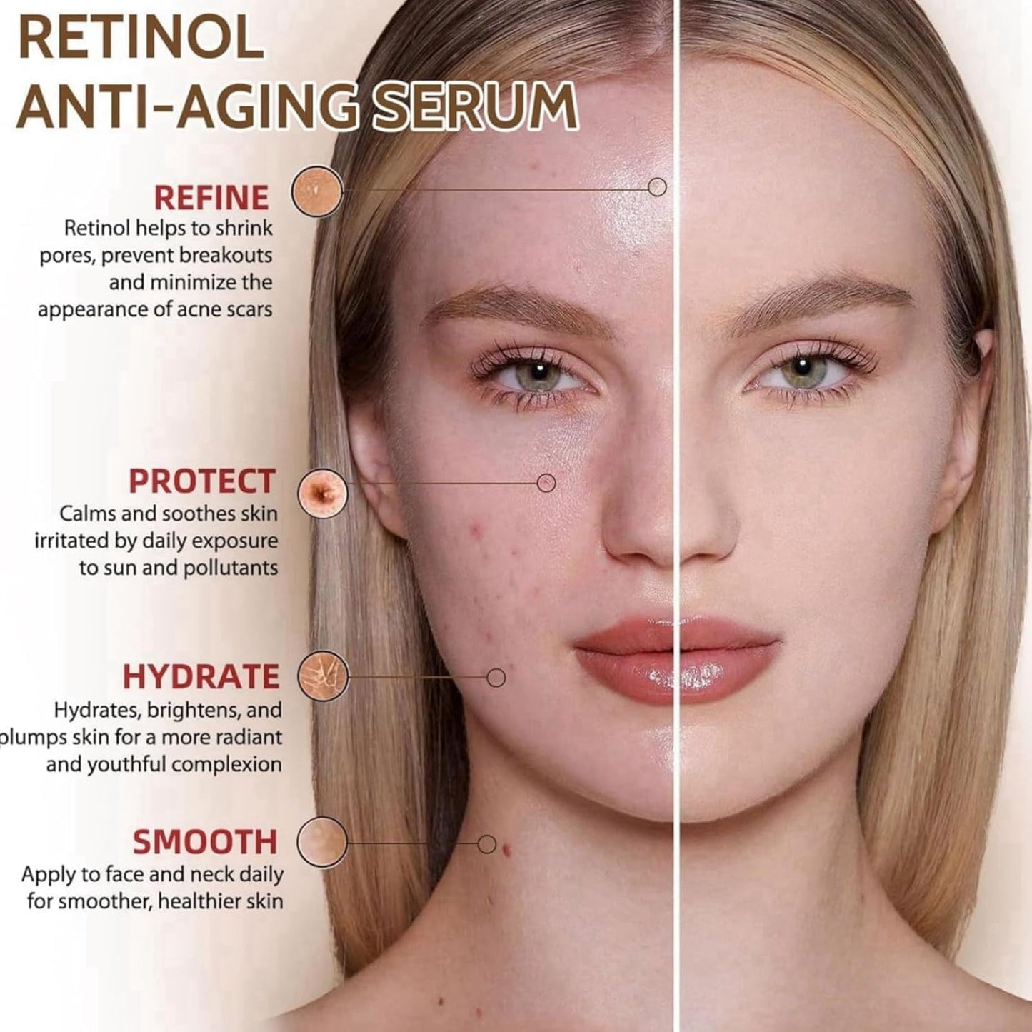 Hyaluronic Acid 2% + B5,Skincare Hyaluronic Acid Face Serum, Moisturiser,Face Serum for Women & Men to Plump & Smooth Skin,Anti Aging Serums,Face Serums,Skincare,Brightening